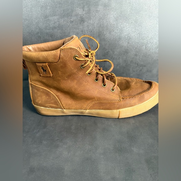 Polo by Ralph Lauren Tan Leather Men\'s Boots